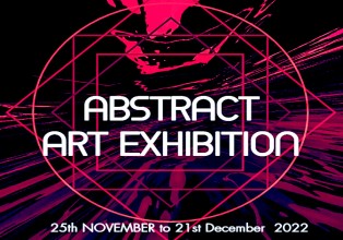 Abstract Art Exhibition Poster-314x220